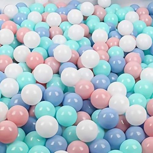 Wonder Space Soft Pit Balls, Chemical-Free Crush Proof Plastic Ocean Ball, BPA Free with No Smell, Safe for Toddler Ball Pit/Kiddie Pool/Indoor Baby Playpen