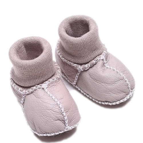 Cozy Baby Booties - Rose Pink | 100% Organic - – Finn + Emma