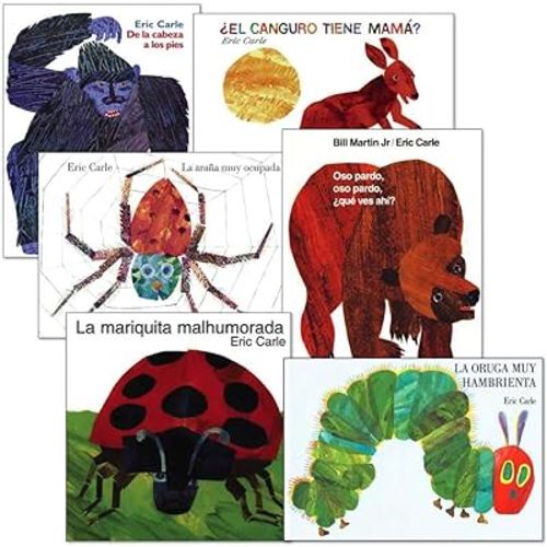 Eric Carle Spanish Books - Set of 6