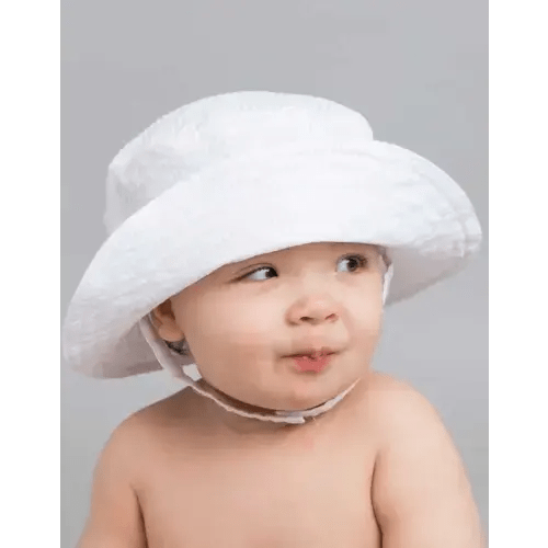 1933 Bucket Hat White Seersucker - Spoiled Sweet Boutique
