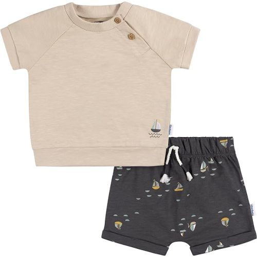 Gerber baby-boys Toddler T-shirt and Shorts Set