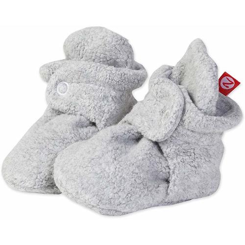 Unisex-Baby Newborn Cozie Fleece Bootie - 6M (See Size Chart) - Heather Gray