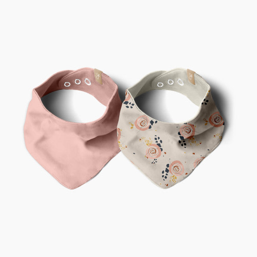 Goumi Kids x Babylist Bamboo & Organic Cotton Bandana Bibs (2 Pack) - Morocco + Nectar