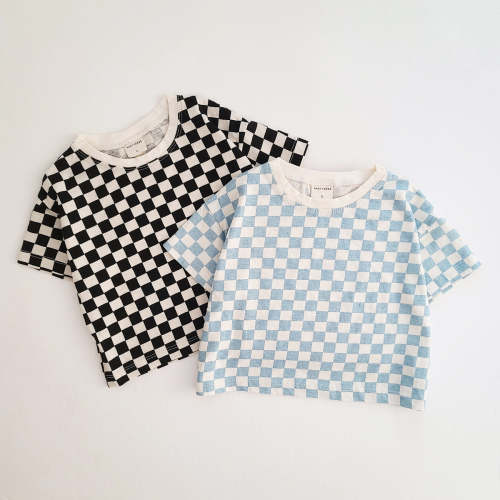 Baby Checkered T-Shirt (0-18m) - 2 Colors – AT NOON STORE