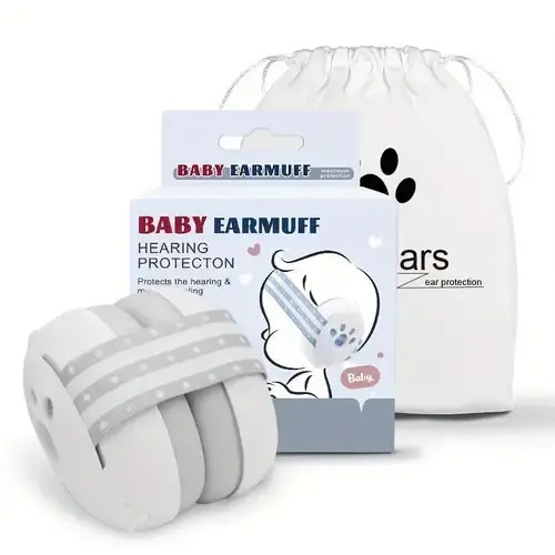 baby ear protection earmuffs 0 3 years abs - Temu