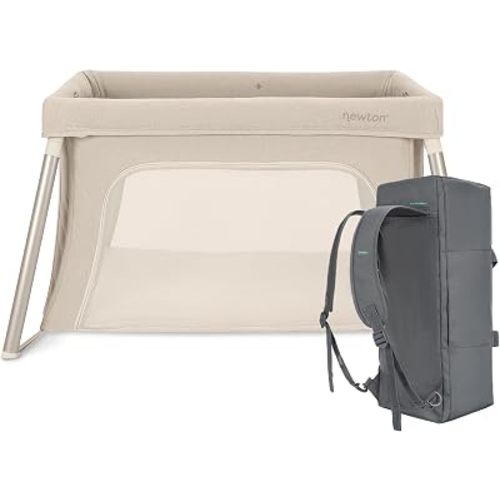 Newton Baby Compact Travel Crib & Play Yard, Carry-On Size - Sand