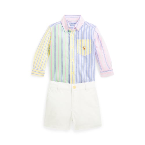 Oxford Fun Shirt Chino Short Set