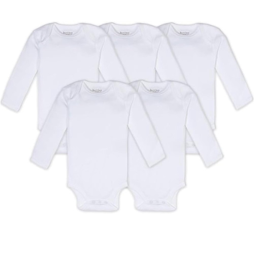 Burt's Bees Baby Unisex Baby Bodysuits, 5-pack Short & Long Sleeve One-pieces, 100% Organic Cotton Bodysuit