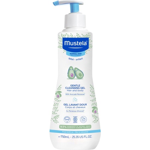 Mustela® Gentle Cleansing Gel with Avacado Perseose, White