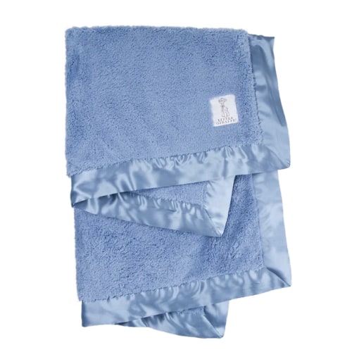 Chenille Baby Blanket - Cornflower Blue