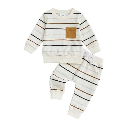 MAXWELL Striped Outfit - Hazel & Bo