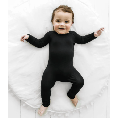 Black Crescent Zippy - Little Sleepies