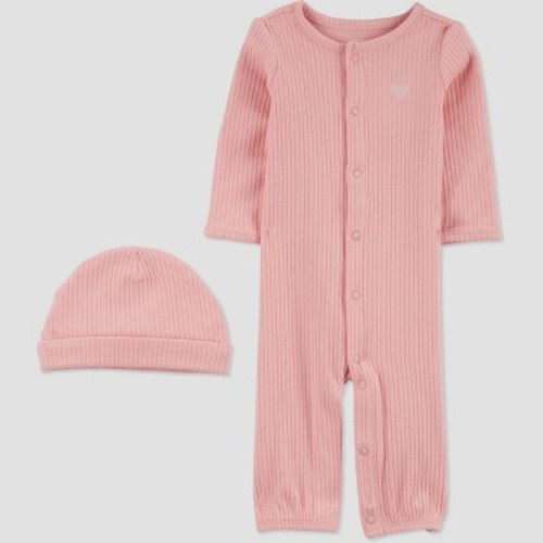 Carter's Just One You® Baby Girls' 2pc Heart Converter NightGown - Pink 9M