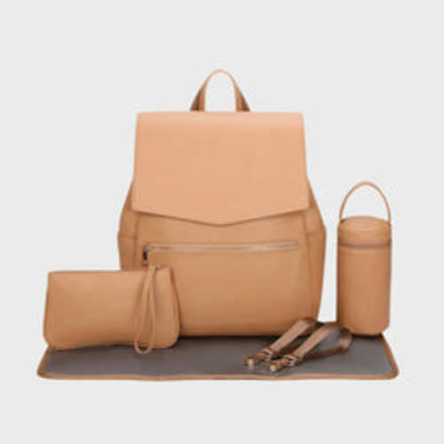 Luxury Diaper Backpack Bag - Best Designer Baby Bag - Vegan Leather - Hannah and Henry