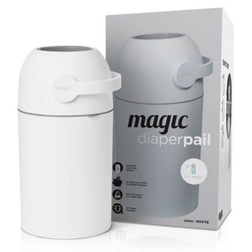 La Baby Odor-free Diaper Pail - White