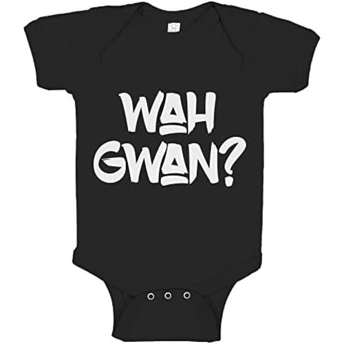 Indica Plateau Baby Romper Wah Gwan? 100% Cotton Infant Bodysuit