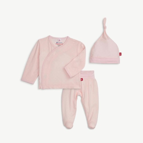 pin dot pink modal magnetic take-me-home kimono set – Magnetic Me