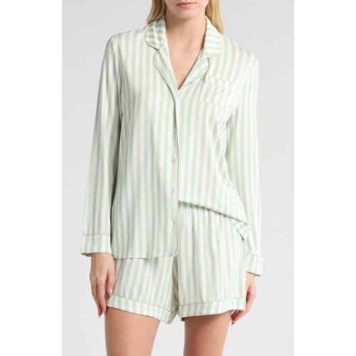 Moonlight Eco Long Sleeve Short Pajamas, Large