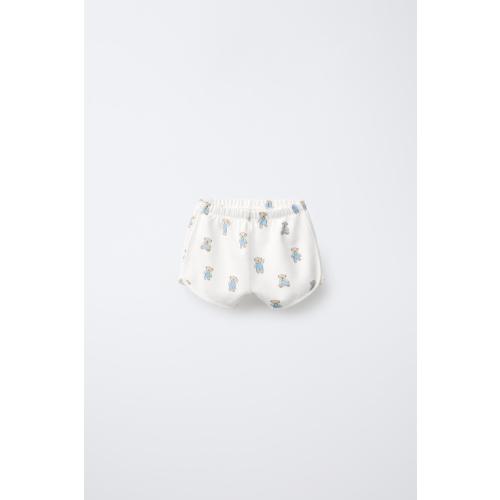 TEDDY BEAR SHORTS - 12-18M