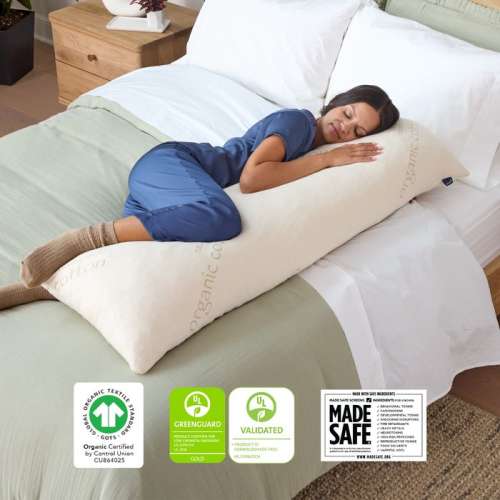 Organic Body Pillow & Pillowcase – PLA with Organic Fabric