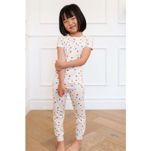 Short Sleeve PJ Set in Stars, 12-18 Months