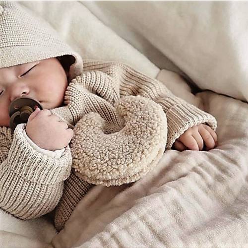 Teddy Moon Pacifier clip