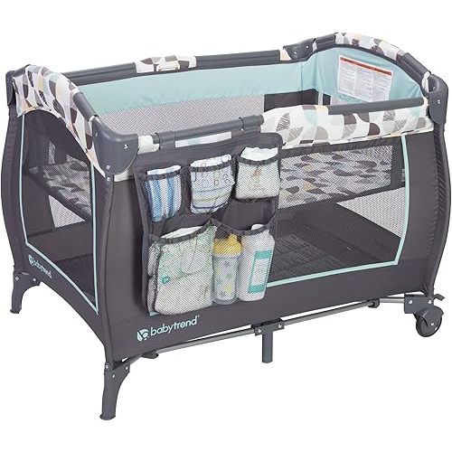 Baby Trend Trend-E Nursery Center® Playard, Doodle Dots