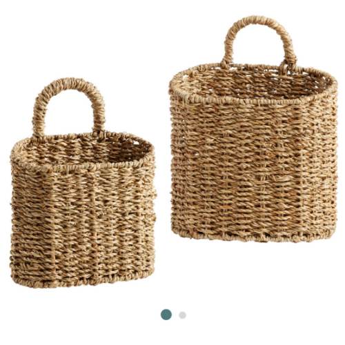 Trista Natural Seagrass Hanging Wall Basket