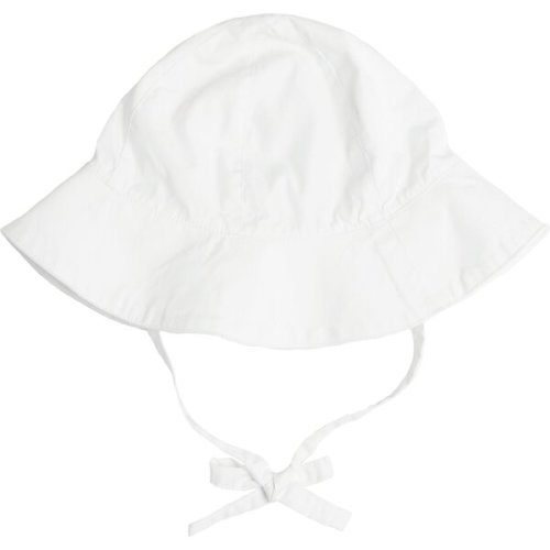 White Sun Hat - Minnow Hats & Mittens | Maisonette
