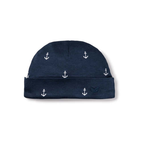 Baby's Pima Hat in Portsmouth Anchors
