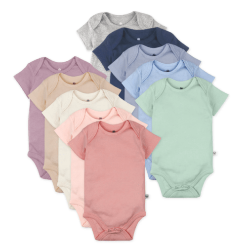 10-Pack Organic Cotton Short Sleeve Bodysuits | Honest Baby Clothing