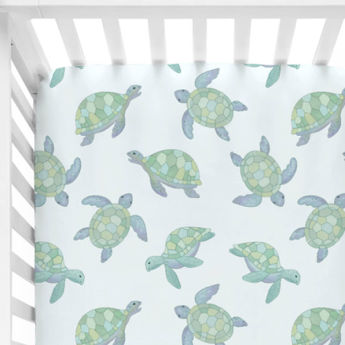 Totally Turtles Crib Sheet
