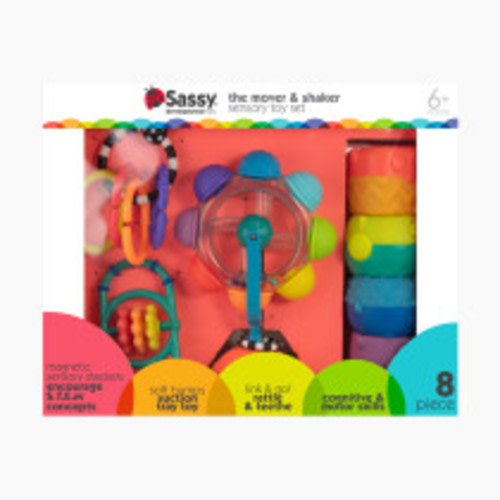 Sassy The Mover & Shaker Sensory Toy Set (4 Toys)