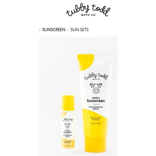 Sun Skincare Sets | Tubby Todd Bath Co.