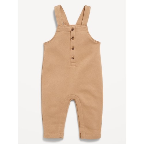 Fleece Button-Front Overalls for Baby | Old Navy