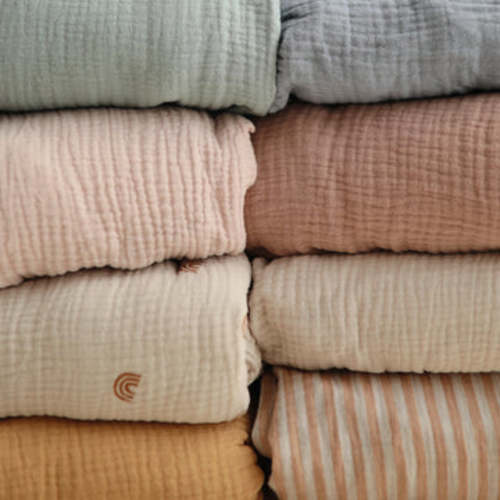 Mushie Extra Soft Muslin Crib Sheet