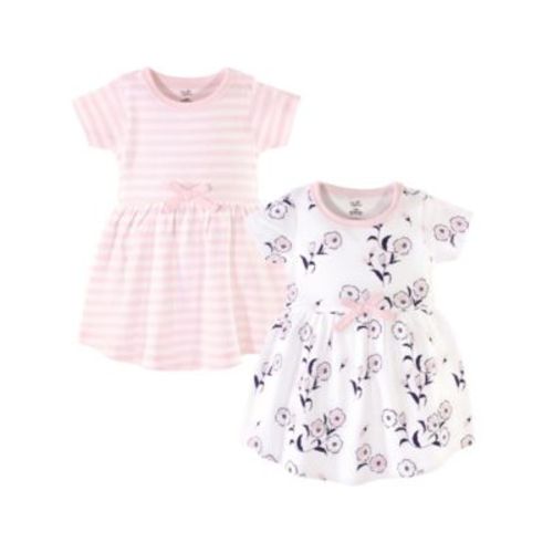 Baby Girls Organic Cotton Short-Sleeve Dresses 2pk, Wild Flowers