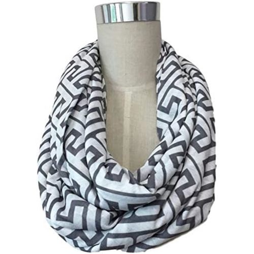 Infinity Nursing Scarf for Breastfeeding | Cover Hides Back for Discreet Privacy