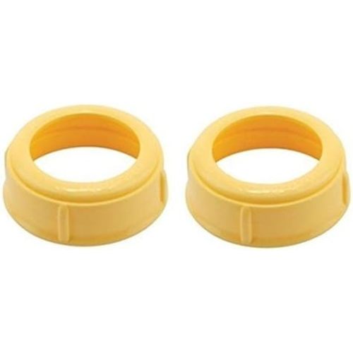 Medela Bottle Nipple Collars Rings New! For Slow or Medium Flow Wide Base (2 Collars)