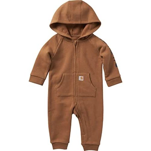 Carhartt Baby Boys' Long-Sleeve Zip-Front Hooded Coverall