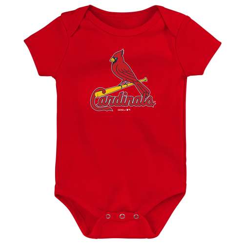 Newborn & Infant St. Louis Cardinals Red Primary Team Logo Bodysuit