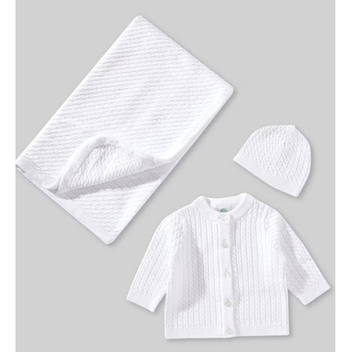 Cable Knit Sweater and Blanket Gift Set