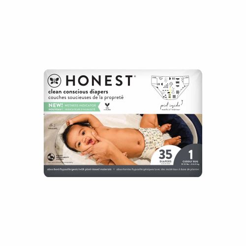 Clean Conscious Diaper, Pattern Play, Size 1