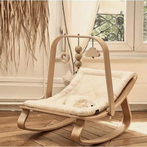 LEVO Baby Rocker in natural wood – Charlie Crane Paris