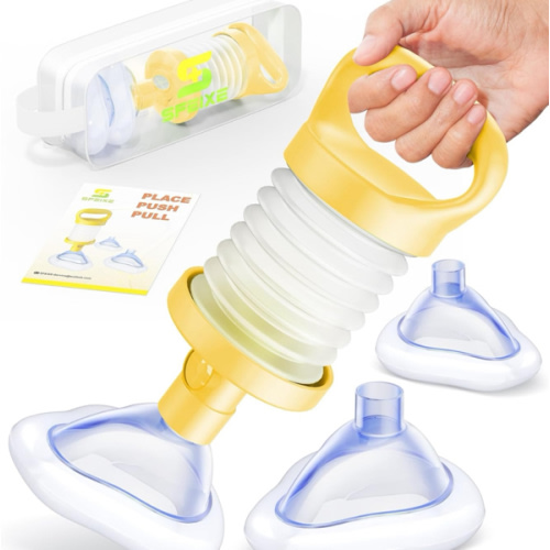 LifeVac Home Kit - Portable Suction Rescue Device, First Aid Kit for Kids and Adults, Portable Airway Suction Device for Children and Adults