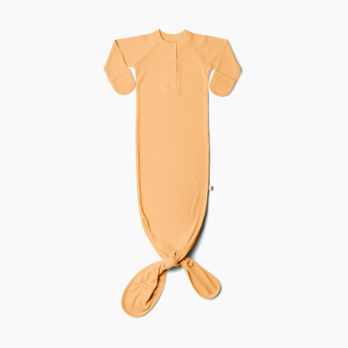 Goumi Kids x Babylist Bamboo & Organic Cotton Gown - Honey, 0-3 M