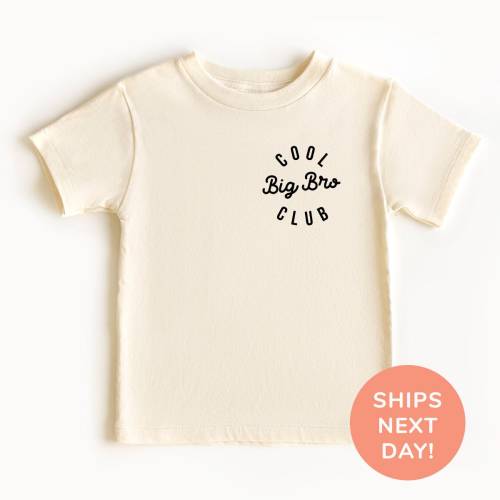 Cool Big Bro Club Shirt, Big Brother Toddler & Youth Shirt, Best Big Brothers Kids Shirt, Gift for Big Brothers, Shirt for Boys
