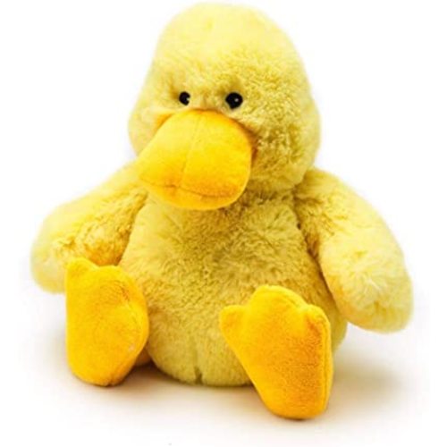 warmies Junior Duck Microwavable, Hot or Cold for Cool Relaxation and Warm Relief, Lavender Scented Cozy Plush Animal