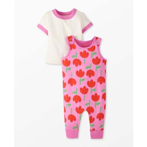 Baby T-Shirt & Overalls Set