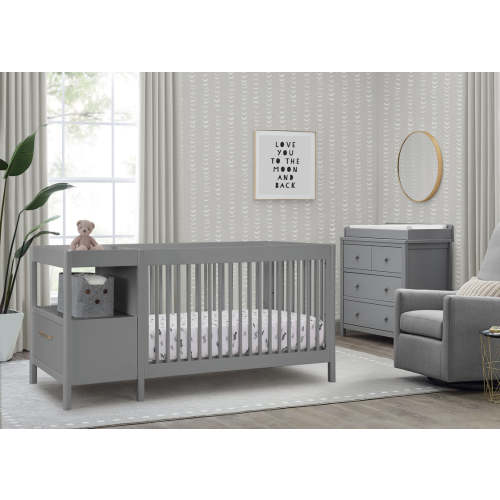 Zoe 5-in-1 Convertible Crib and Changer - Delta Children